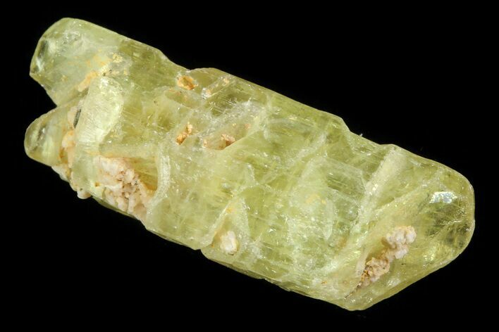 Lustrous Yellow Apatite Crystal - Morocco #82462